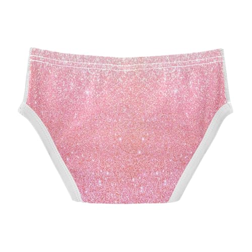 Wusikd Pink Glitter Boys' Underwear Cotton Colorful Boys Briefs Soft Toddler Underwear 4T2