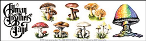 C&D Visionary Licenses Products Allman Mushrooms Sticker