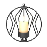 Hochwertiges Material & gut gemacht: Unser Wand-Kerzenhalter ist aus härtem Eisen, robust und langlebig, beschichtet mit Anti-Rost-Lackierung, kein Verblassen, kann für viele Jahre verwendet werden.