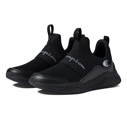 Champion Boy's Legend Lo (Big Kid) Black/Stormy Night 6 Big Kid M