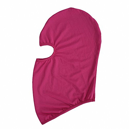 Maoko Kids Thin Hood Balaclava,Ski Face Mask Balaclava for Child (20 Colors) Rose