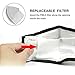Adult PM2.5 Activated Carbon Filter Insert 5 Layers Replacement Anti Haze Face Filter Paper (5 Pieces)