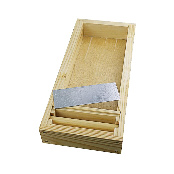 Nourrisseur Couvre-Cadres en Bois pour Ruchette Dadant 6 Cadres 260 mm, Avec Compartiment et Cheminée Refermable