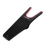 Sturdy Boot Jack With Non-Staining Rubber Grip, Removes Rubber, Cowboy, Waders And Work Boots Easily Without Bending Over (RED)