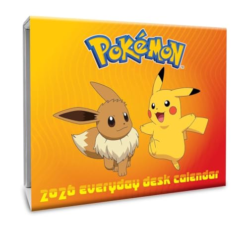 Pokemon Tagesabreisskalender 2026: Von Pikachu bis Zapdos, ein kleiner Kalender fuer jeden Tag! Tolle Motive fuer alle Fans von 
