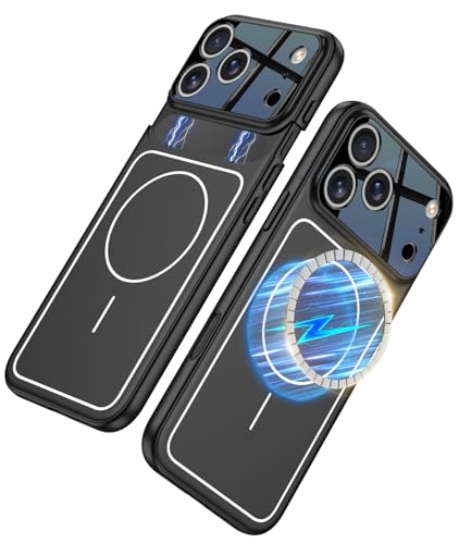 Protection appareil photo iPhone 17 Pro coque magnétique mate rigide contre les rayures
