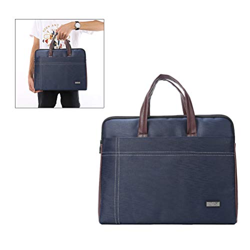 Pasta masculina com zíper A4 personalizada para negócios, bolsa para documentos de alta capacidade,