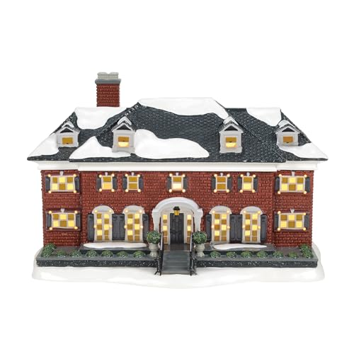 Department 56 Snow Village Home Alone The McCallister House Lit Building, 7.25 Inch, Multicolor