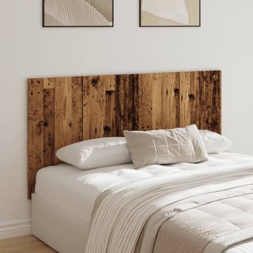 Festnight Tete de lit 160 cm Armoire de Tête de Lit Murale Têtes de lit pour Adulte Meuble de Chambre à Coucher-Vieux bois-160x1,5x80 cm