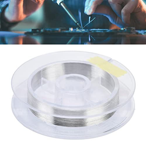 Ultrafeiner Silber-Überbrückungsdraht, Ultrafein, 200 M Länge, 0,009 Mm Durchmesser, Isolierter, Emaillierter Draht, Hochfest, Ultrafeiner, Ultrafeiner Silber-Überbrückungsdraht Für Die Reparatur von