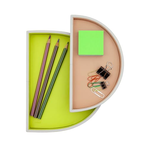 Vide-poches rigide en forme de D DuDu design de bureau multicolore