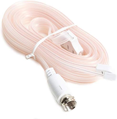 Male Screw ON F Type FM Antenna 5ft X 6 FT T Shape Span Coaxial Coax