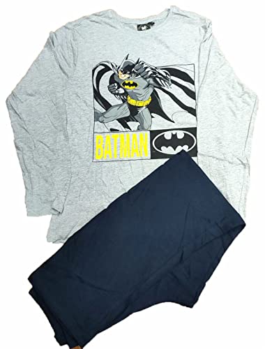 Suncity Pijama Largo Adulto Gris Batman DC Comics Talla S