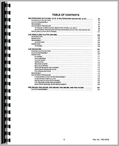 Deutz (Allis) D5506 Tractor Clutch Service Manual (1967-1974) (Clutch)