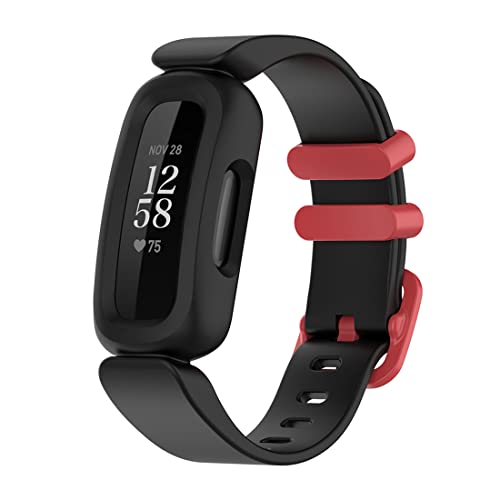 BexidoIera Replacement Strap Compatible with Fitbit Ace 3 Strap for Kids Soft Silicone Sport Wristband Adjustable Accessory Bracelet Band for Fitbit Ace 3/Inspire 2 Boys Girls