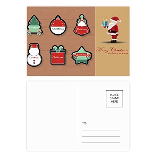 Cartes postales de Noël pour accompagner vos cadeaux et paquets surprises (Lot de 20)