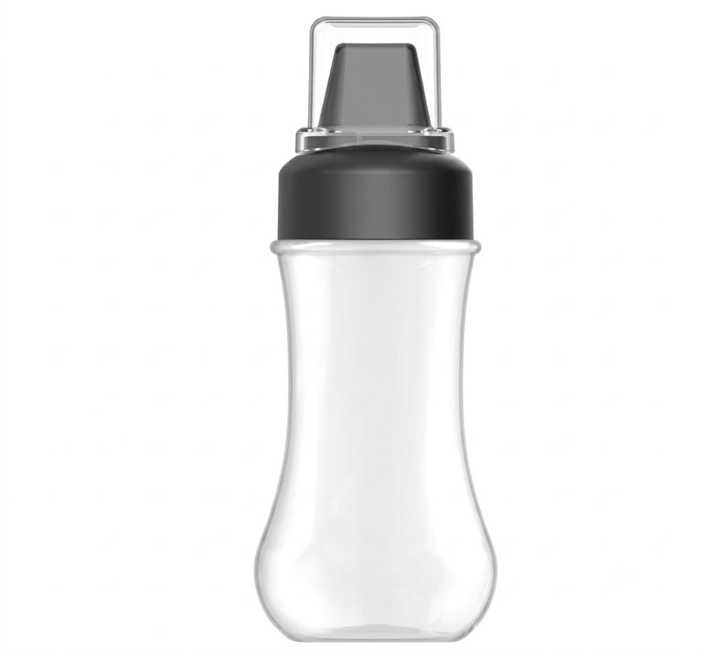 Squeeze Bottle - Plastic 5 Hole Multipurpose Sauce Squeeze Bottle Ketchup Mayonnaise Refillable Dispenser with Leak Proof Cover Cap, Sauce Dispenser Bottle (350 ML)-image-38