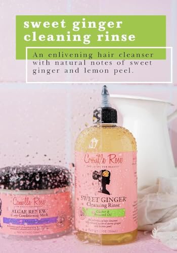 Camille Rose Sweet Ginger Hair Cleansing Rinse Shampoo for All Hair Types, Castor and Aniseed Oil, 355 ml (Pack of 1) - Image 5