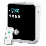 HOTOIQ Essential Oil Diffuser, 240ml Waterless Diffuser Phone Control Aromatherapy Diffusers Humidifier with Atomization Technology Bluetooth Smart APP, Waterless Oil Diffusers for Home, SPA, Office