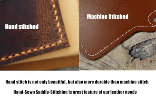Personalised Bible Cover Made of Full Leather, Vintage Style Book Cover with Optional Laser Engraving, Handmade Leather Case with Optional Pen Pocket, Christian Gifts, Christening Gift