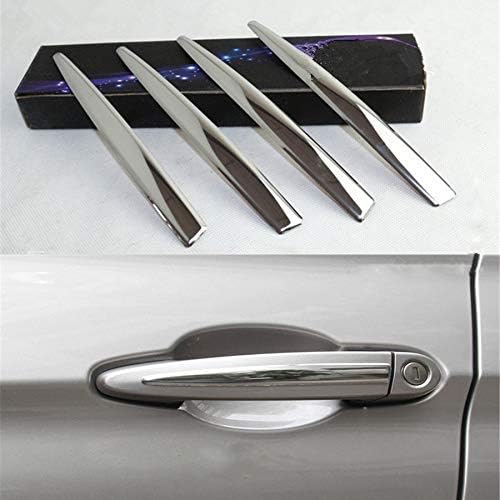 YIWANG 304 - Tirador de puerta exterior de acero inoxidable 304 (4 unidades, para BMW 1, 3, 4, X3, X4, X5 X6