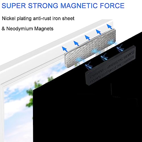 Blackout Blind Accessory - 12 Pair Magnetic Closure with Adhesive for Blackout Curtains,Magnetic Curtain Closures for Blackout Blinds