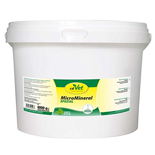 cdVet MicroMineral Spezial 4kg – Ergänzungsfuttermittel für Hunde, Katzen & Pferde | Mineralstoffe mit Bio-Moringa & Torf