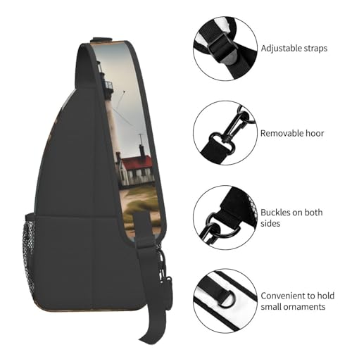Bolso bandolera de viaje estilo Old Lighthouse miniatura 5