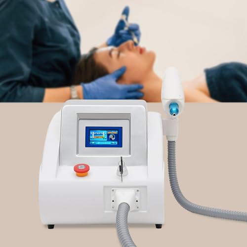 Máquina de belleza láser multifunción para spa doméstica, eliminación profesional de pigmentos de la piel, dispositivo de belleza para eliminar cicatrices, pecas, pigmentos de cejas y tatuajes (532 nm Máquina de belleza láser multifunción para spa doméstica, eliminación profesional de pigmentos de la piel, dispositivo de belleza para eliminar cicatrices, pecas, pigmentos de cejas y tatuajes (532 nm