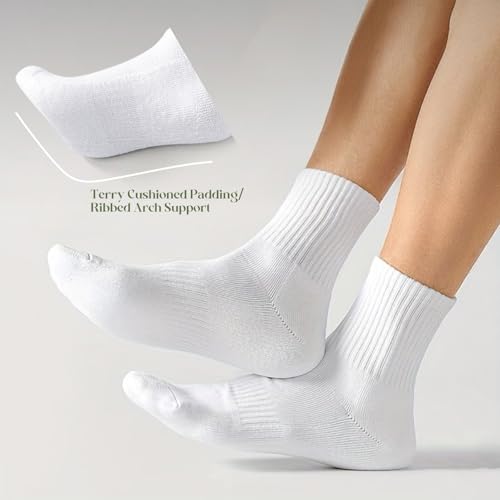 Women's Low Cut Ankle Socks Cotton Breathable Athletic Socks Cushioned Mini Crew Tube Socks Multiple Socks2