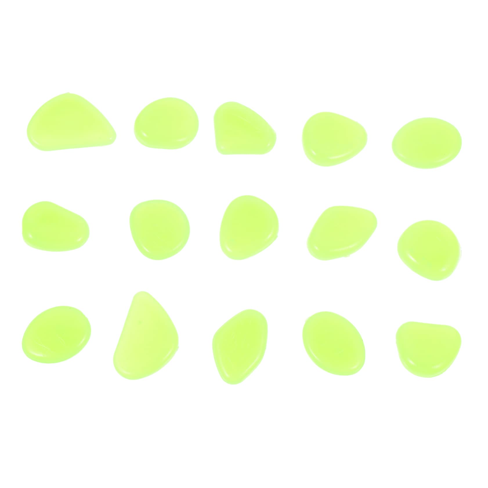 BESPORTBLE Aquarium Stone Decor 300pcs Luminous Resin Pebbles Fish Tank Landscaping Pebble