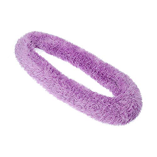 Anjing - Bufanda para Mujer, Multifuncional, cálida, Suave, Color Rojo, Light Purple, Talla única