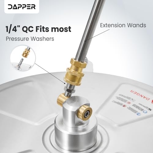 Quick Connect (QC) fitting and extension wands