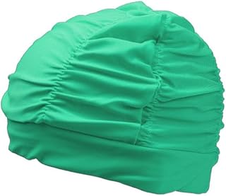 Gorro de natación para mujer y hombre, protección UV, resistente a desgarros y elástico, gorro de natación suave y duradero, gorro de natación para playa, baño y spa