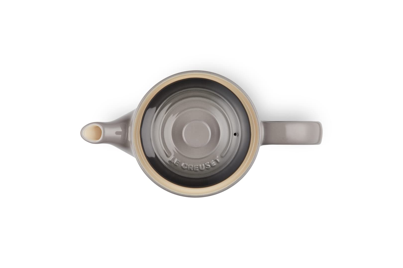 Le Creuset Hohe Kanne, Rund, 1,3 Liter, Steinzeug, Flint (Grau)