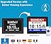 MASSII 8 Inch Large Dementia Clock 19 Alarms with Auto DST, 20 Custom Reminders,10 Levels Auto Dimmer, 6 Display Modes, Digital Clock with Date and Time, 8