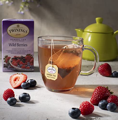 Twinings Herbal Tea Variety Pack- 26 Individually Wrapped Herbal Tea Bags, Pure Peppermint, Camomile, Rooibos Red, Honeybush Mandarin Orange, Plus 9 More Flavors #TOP3
