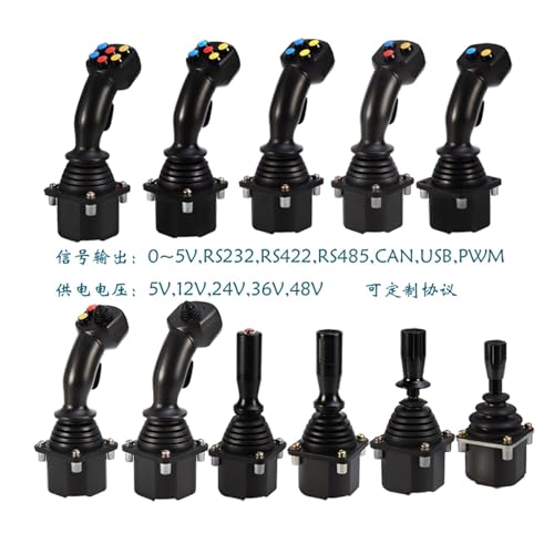 Manija de control de excavadora con joystick industrial 60A3 Hall 4