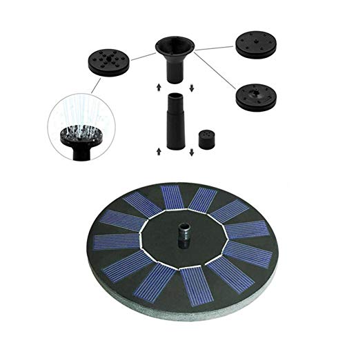 aheadad Zonnefontein pomp, 1,2 W zonne-vijverpomp tuin zonne-waterpomp, drijvende fontein pomp voor tuin, zwembad… - Image 3