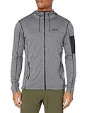 Jack Wolfskin Herren Milford Hooded Jacke, Black, M