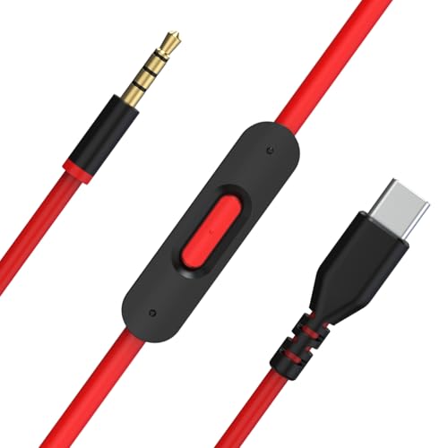 �����pUSB C - 3.5mm�I�[�f�B�I�P�[�u�� Beats Solo 4�ASolo3�ASolo2�AStudio Pro�AStudio3/2�APro�AMixr�AAux�R�[�h�A�C�����C���}�C�N�ƃ{�����[���R���g���[���t�� iPhone 15/16�AiPad