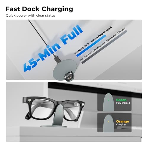Câble magnétique pour lunettes Ray-Ban Meta évitant les pannes de batterie
