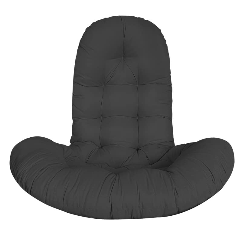 Hanging Egg Chair Cushion Replacement, Hanging Basket Seat Cushion Thicken Hanging Chair Cushion, Hammock Chair Cushion Indoor/Outdoor Swing Egg Chair Cushion