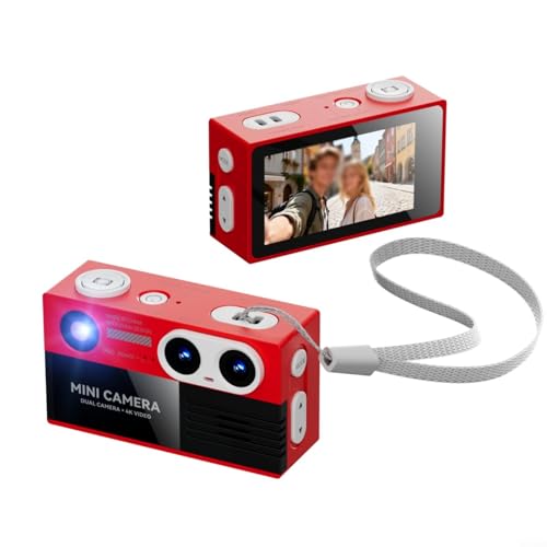 Appareil photo 4K rétro avec lumière auxiliaire pour réussir toutes vos photos