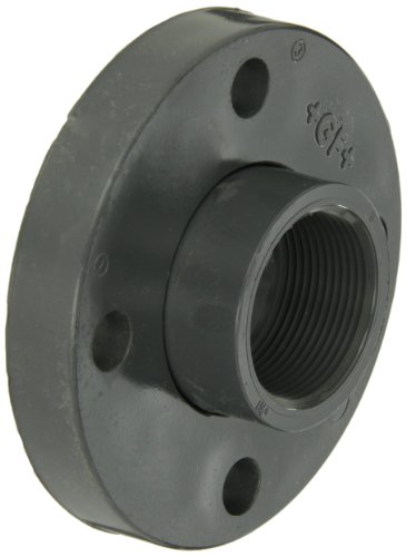 GF Piping Systems PVC Pipe Fitting, Van-Stone Flange, Schedule 80, Gray, 3