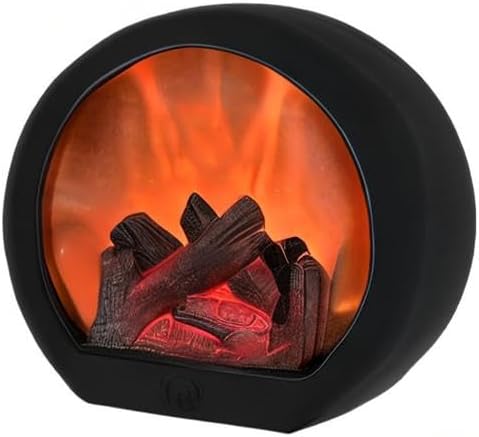 Lámpara Chimenea Eléctrica LED Portátil Recargable Mesa Noche miniatura 10