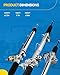 PHILTOP Power Steering Rack and Pinion Assembly for 1997-2004 Dakota, 1999-2003 Durango, Front Rack and Pinion Unit Replace 97-338