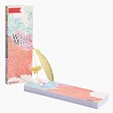 Knana 30Pcs World Map Bookmarks Paper Bookmarks for Book, Unique Book Mark for Book Lovers, Man, Woman, Students - with Gold Feather Bookmarks(World Map)