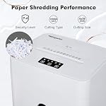 Wingwise 15 Sheets Paper Shredder for Home | Noise 42dB, P-4, 30 Mins, 6.6 gal