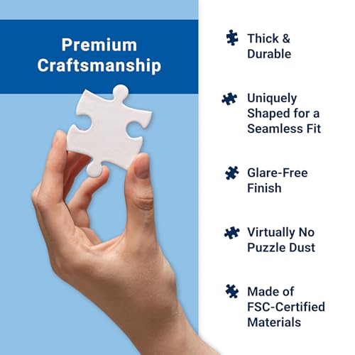 Ravensburger Cozy Boho Studio 500 Piece Large Format Jigsaw Puzzle for Adults - 12001025 - Easy to See & Easy to Hold Large Pieces Fit Together Perfectly